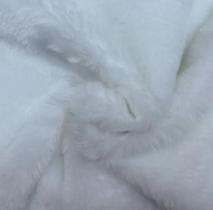 1M X 1,60M - Tecido Manta Pelúcia Pelo Médio Branco - Pelican