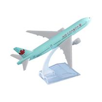 1pc ar canadá boeing 777 avião modelo liga de metal avião lembrança modelo aeronaves coleção 16cm