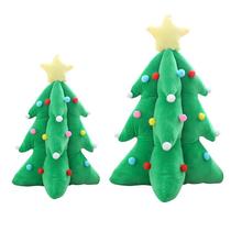 1pc Árvore de Natal Reforço Jogar Almofada de Pelúcia Brinquedos Sala Deco