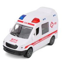 1Pc Baby Inertia Car Toy Aircraft 2-in-1 Fire Truck Police Carro Veículo ambulância puxar para trás veículo de brinquedo realista wind-up - B