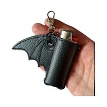 1pc bat labial bálsamo titular chaveiro couro do plutônio asa design estilo punk acessório 1pc bat labial bálsamo titular chaveiro couro do plutônio asa design estilo punk acessório