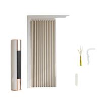 1pc cortina de porta dobrável, porta divisória, cortina de privacidade de tela de porta