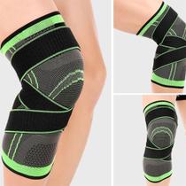 1pc esportes fitness joelheiras homens pressurizado elástico joelheira suporte bandagem engrenagem de fitness basquete v