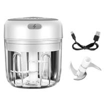 1PC Mini Helicóptero de Alho Elétrico Vegetal Chili Carne Ginger Masher Máquina Resistente Durável Liquidificador de Carregamento USB