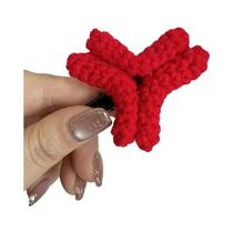 1pc novo clipe de cabelo irritado novidade duckbill clipe de fio de crochê bandana clipe lateral