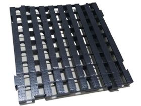 1Pc Pallet Palete Estrado Plástico 50X50Cm Preto 1Pc Pallet Palete Estrado Plástico 50X50Cm Preto