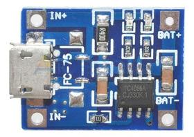 (1pc) Placa Arduíno Carregar Bateria De Lithium 3,7v Tp4056 (1pc) Placa Arduíno Carregar Bateria De Lithium 3,7v Tp4056