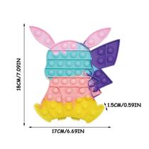 1pc push bubble fidget brinquedo sensorial autismos necessidades especiais alívio do estresse