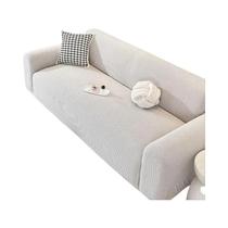 1pc-shake grão veludo capa de sofá clássico cláusula reta pelúcia anti deslizamento capa de sofá