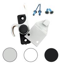 1pç Trinco Fecho Japones Caracol Meia Lua Janela Aluminio