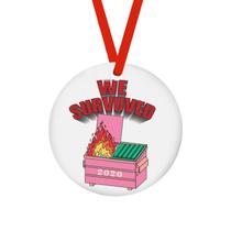 1pcs Enfeites de Natal 2020 Papai Noel Masked Souvenir Árvore Enfeites Pendurados