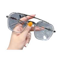 1PCs Luz Azul Bloqueio Moda Highend Óculos Homens Ópticos Clear Glasses Preto Quadrado Quadro Óculos 1PCs Luz Azul Bloqueio Moda Highend Óculos Homens Ópticos Clear Glasses Preto Quadrado Quadro Óculos