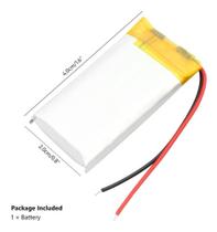 (1peça) 500 Mah 3,7v 2 Fios 602040 6mm X 20mm X 40mm - (1peça) 500 Mah 3,7v 2 Fios 602040 6mm X 20mm X 40mm -