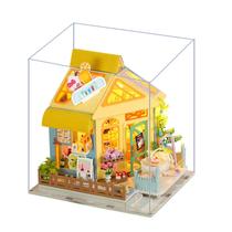 1setdiy House Multicolor com capa protetora contra poeira