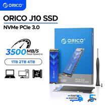 1TB ORICO J10 M.2 NVMe SSD PCIe 3.0 Gen3 X4 3500Mbps Unidade Interna De Estado Sólido Com Colete De