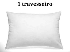 1Travesseiro Fibra Mista 65cm x 45cm