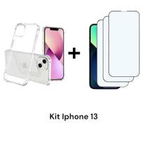 1UN Capa Capinha para Iphone 13 + 3UN Películas De Cerâmica 9D