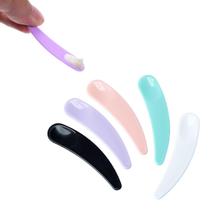 1Un Mini Espátula Ponta Redonda Para Cremes Faciais Skin Care