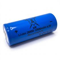1x Bateria 26650 12000mah 4.2v Lanterna Recarregável De Alta Durabilidade Li-ion Qualidade Premium