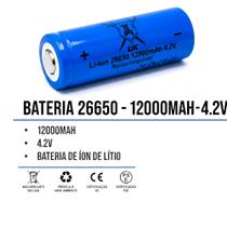 1x Bateria 26650 12000mah 4,2v Li-ion X900 P70 P90 Qualidade Premium - Envio Rápido