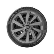 1x Calota FIAT MOBI ARGO CRONOS Aro 15 Grafite Logo NV 167cp