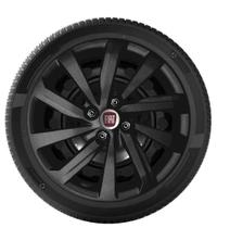 1x Calota Fiat Nova Strada 2021 Aro 15 Preto 167cp