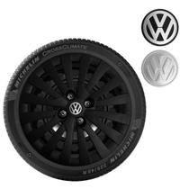 1x Calota Preto GOL VOYAGE SAVEIRO até 2012 Cubo Alto 117ca