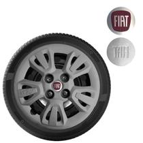 1x Calota UNO PALIO WAY Aro 14 Grafite Logo Aluminio 079cb 1x Calota UNO PALIO WAY Aro 14 Grafite Logo Aluminio 079cb