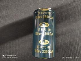 1x Capacitor Eletrolitico 33000uf/100v Giga 85º 65x120mm 1x Capacitor Eletrolitico 33000uf/100v Giga 85º 65x120mm