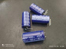 1x Capacitor Eletrolítico 82uf/450v 105 18x36mm Jh