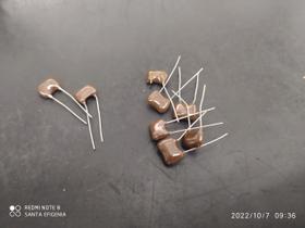 1x Capacitor Mica Prata 150pf/100v 5% Sem Marcação Icl 1x Capacitor Mica Prata 150pf/100v 5% Sem Marcação Icl