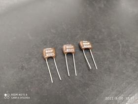 1x Capacitor Mica Prata 680pf/250v 1% Icl