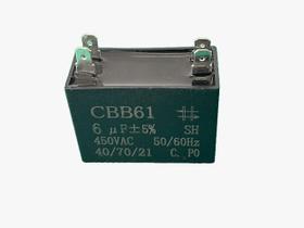 1x Capacitor Partida 6uf/450v Faston 46x22x39mm Cbb61