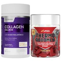 1x Colágeno Verisol Ácido Hialurônico Caps 1x Thermo Abdomen 60 Comp
