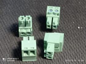 1x Conector Akz 2 Vias 3,81mm Kf2edg-y-3,81-02p Femea