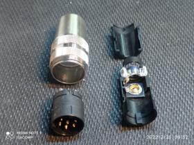 1x Conector Din m16 6 vias Macho 680 1 09 0321 Binder