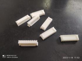 1x Conector Kk 2501 2,54mm 9 Vias Femea + Terminais 1x Conector Kk 2501 2,54mm 9 Vias Femea + Terminais