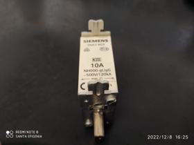 1x Fusivel Nh000 10amp 500v 120ka 3na3 803 Siemens 1x Fusivel Nh000 10amp 500v 120ka 3na3 803 Siemens