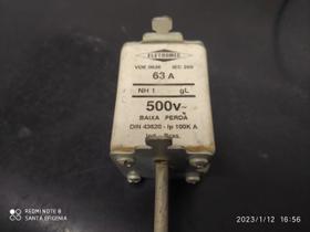 1x Fusivel Nh01 63amp 500v 100ka Baixa Perda Eletromec