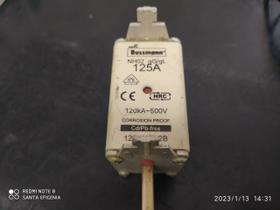 1x Fusivel Nh02 125amp 500v 120ka Cooper Bussmann 1x Fusivel Nh02 125amp 500v 120ka Cooper Bussmann