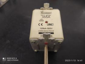 1x Fusivel Nh02 355amp 500v 120ka 355nhg2b Cooper Bussmann