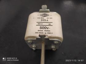 1x Fusivel Nh03 315amp 500v 100ka Baixa Perda Eletromec