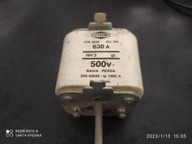 1x Fusivel Nh03 630amp 500v 100ka Baixa Perda Eletromec