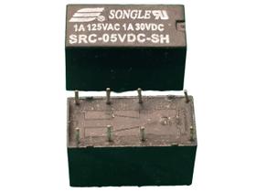 1x Rele 5v 1amp - Src-05vdc-Sh 2 Contatos 8 Terminais