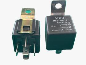 1x Rele Mkb-4m-12 12v 40/30amp 5 Pinos Automotivo Mkb