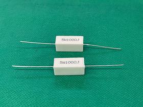 1x Resistor de Porcelana 100r 5w 5%