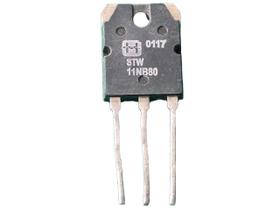 1x Transistor Stw11nb80 Mosfet N 11amp 800v To247 Harris