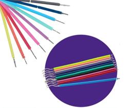 2.000 Mil Borrachinha Aparelho Liga Ortodôntica Dental (20 Palitos com 100 Un.) 20 Cores