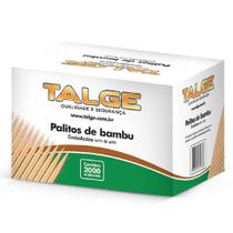 2.000 Palito De Dente Bambu Embalado Individual Um a Um
