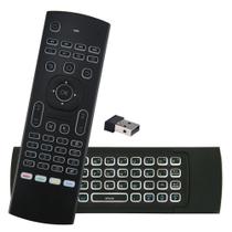 2.4G Backlight Air Mouse Wireless Keyboard Controle Remoto Movimento - KAPBOM